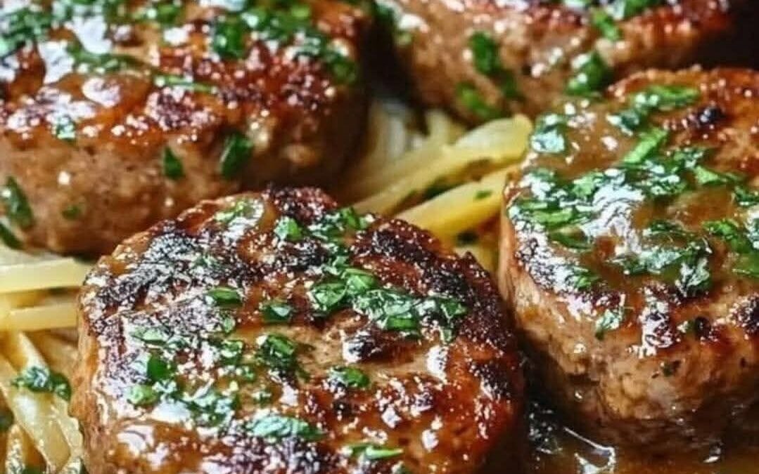 Hamburger Steaks with Onion Gravy