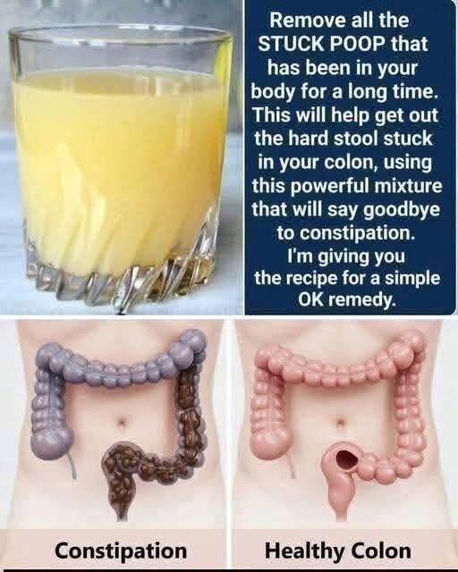 🍋 Cleansing & Natural Constipation Relief Drink ✨