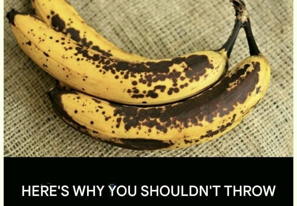 Here’s why you shouldn’t throw away a banana with a spotty skin