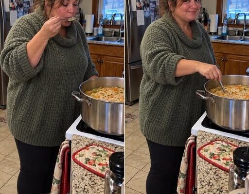 My MIL kept licking the serving spoon and putting it back in our food