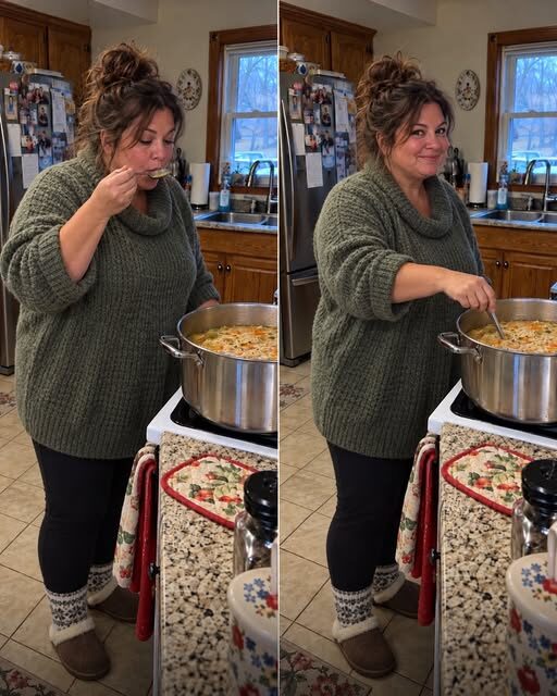 My MIL kept licking the serving spoon and putting it back in our food