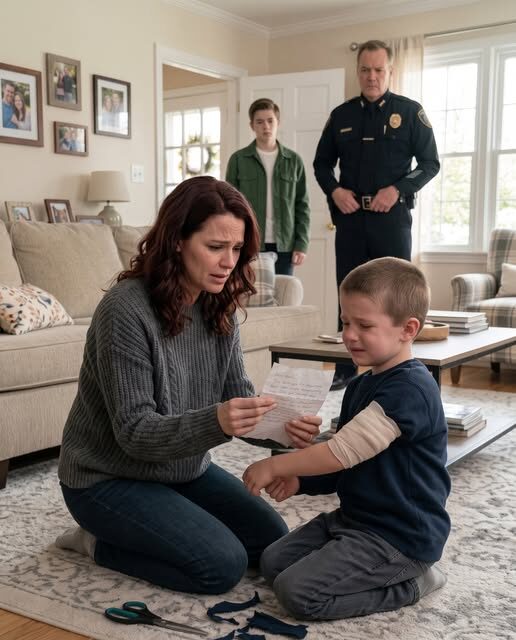 My 7-year-old son came home in tears, asking me to be careful with his arm